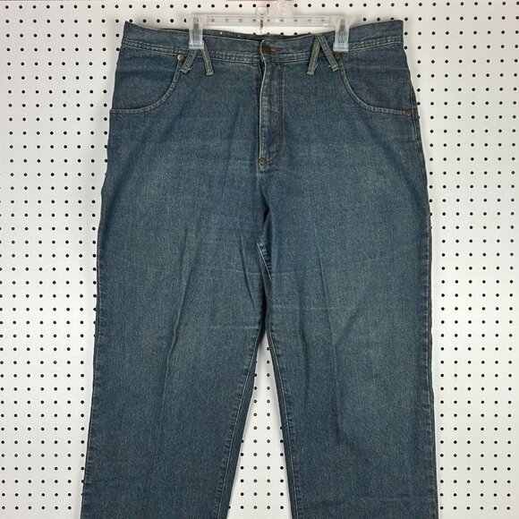 Y2K Baggy Jeans 40x34 Embroidered Grunge Streetwear Skate Wide Leg Denim Exsto - Picture 5 of 7